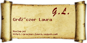 Gráczer Laura névjegykártya