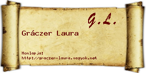Gráczer Laura névjegykártya